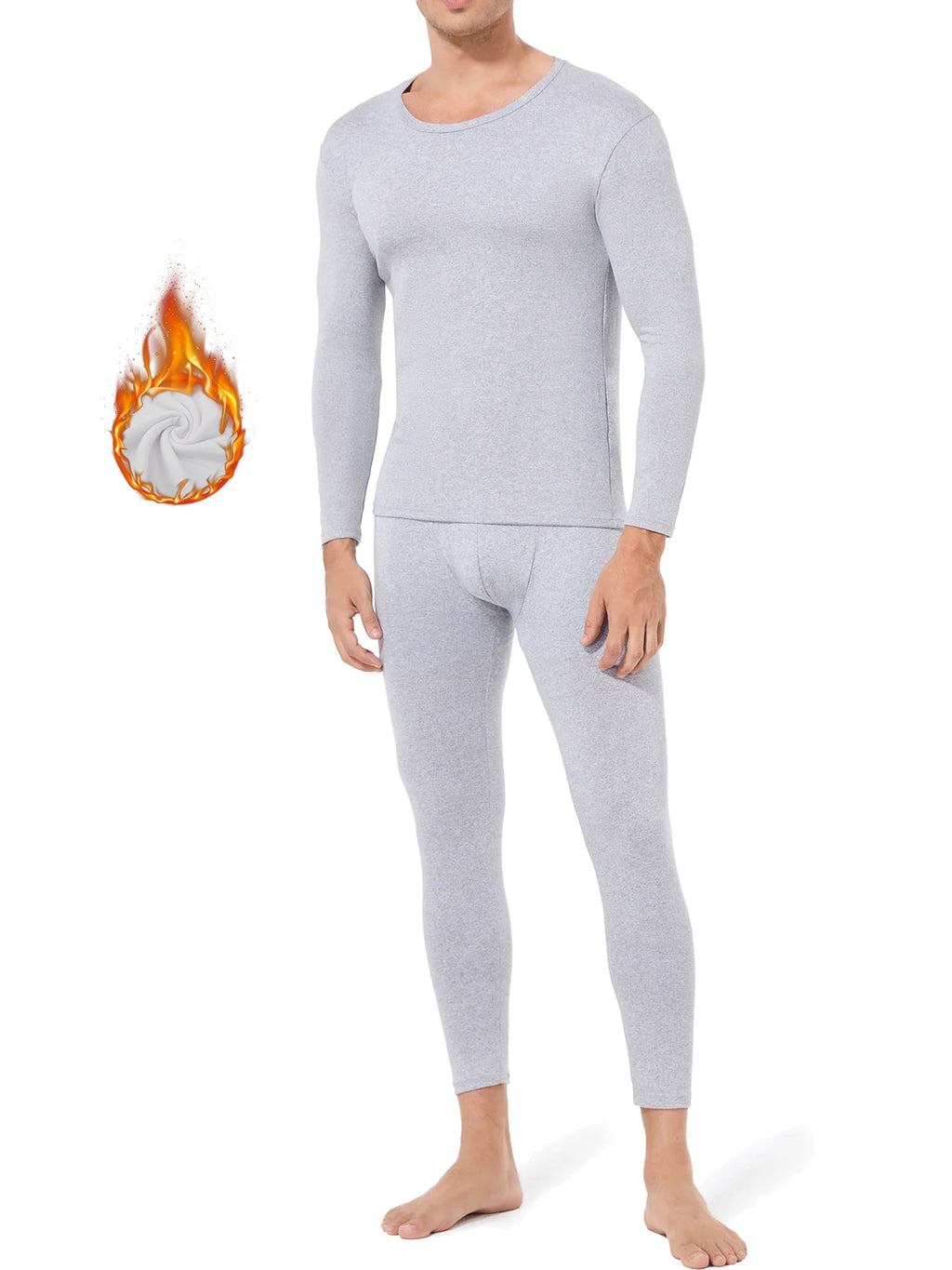Fleece Lined Thermal Underwear Set M220256