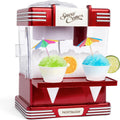 Red Snow Cone Maker with 2 Reusable Cones & Ice Scoop H4004