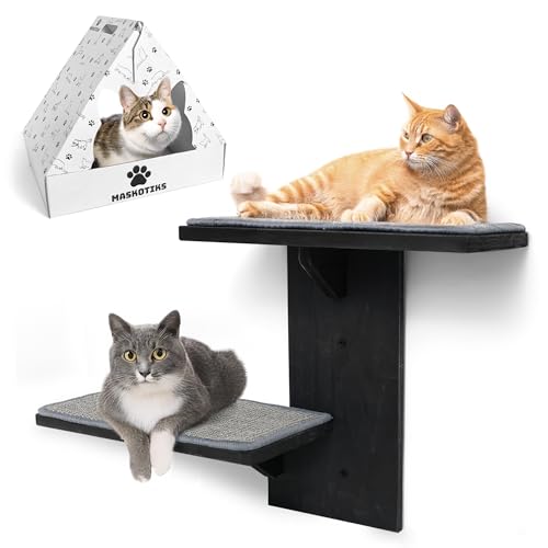 Cat Wall Shelves with Sisal Scratching Post P518