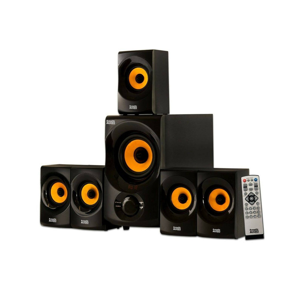 Black 5.1 Bluetooth Speaker System with Powered Sub Z717