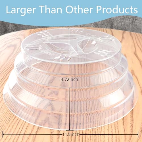 2PCS Microwave Splatter Cover 11.5 Inch BPA Free E656641