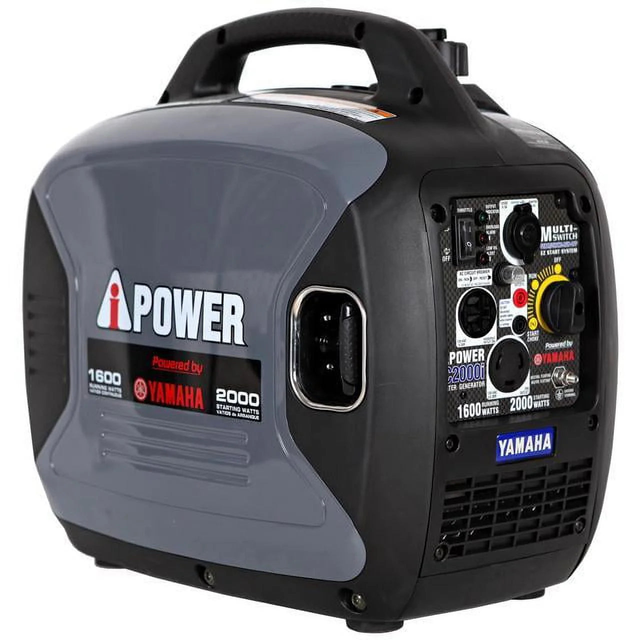 Portable Inverter Generator, 2,000 Watt Starting, 1,600 Watt Running, Gasoline M520430
