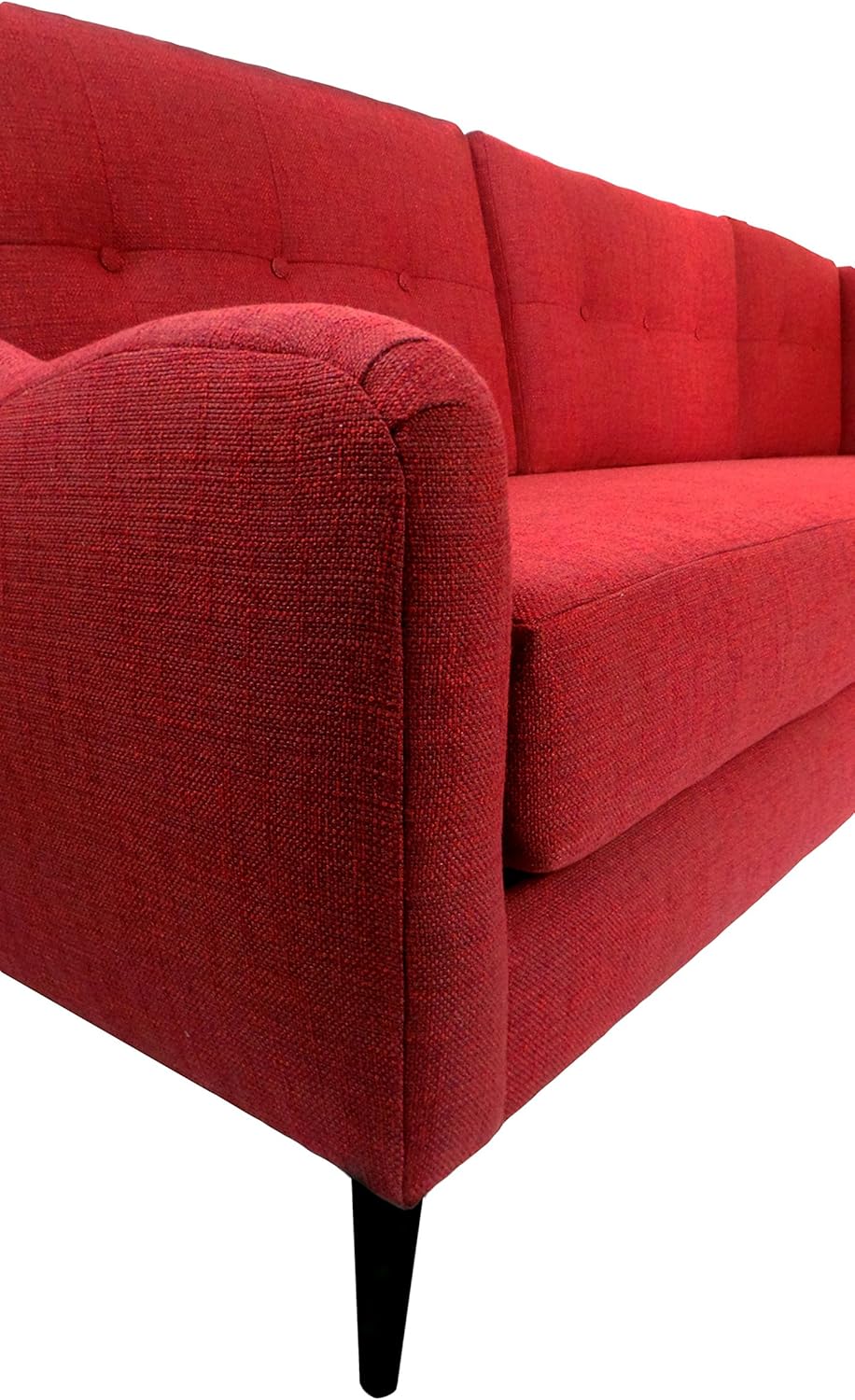 Red Mid-Century Sectional Sofa R60847