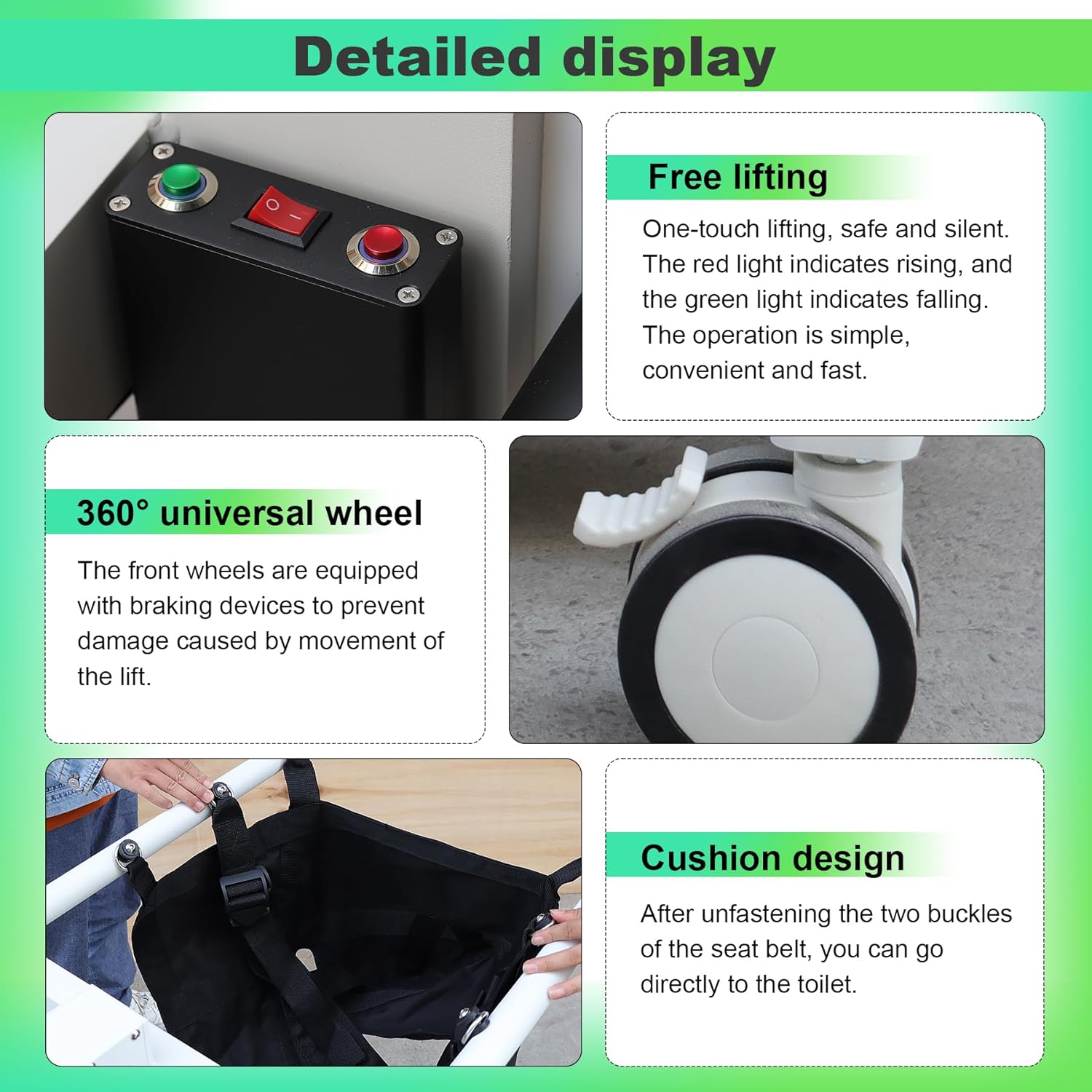 Electric Patient Lift Transfer Chair V53496