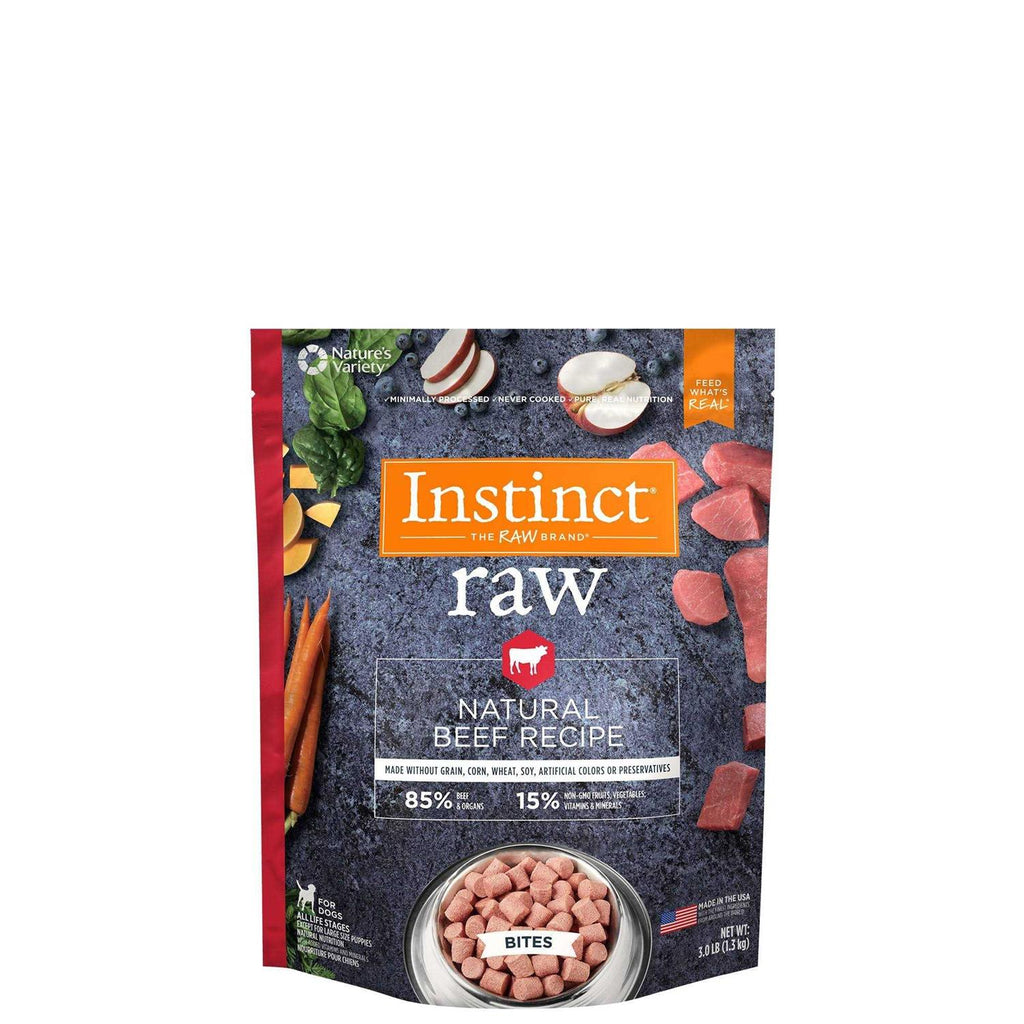 Frozen Raw Patties Grain Free Real Beef Recipe Dog Food X3700
