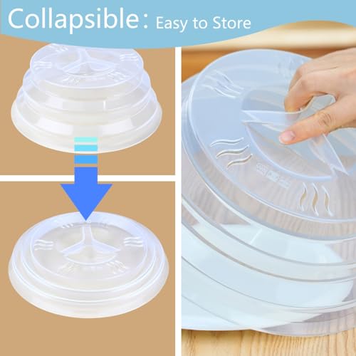2PCS Microwave Splatter Cover 11.5 Inch BPA Free E656641