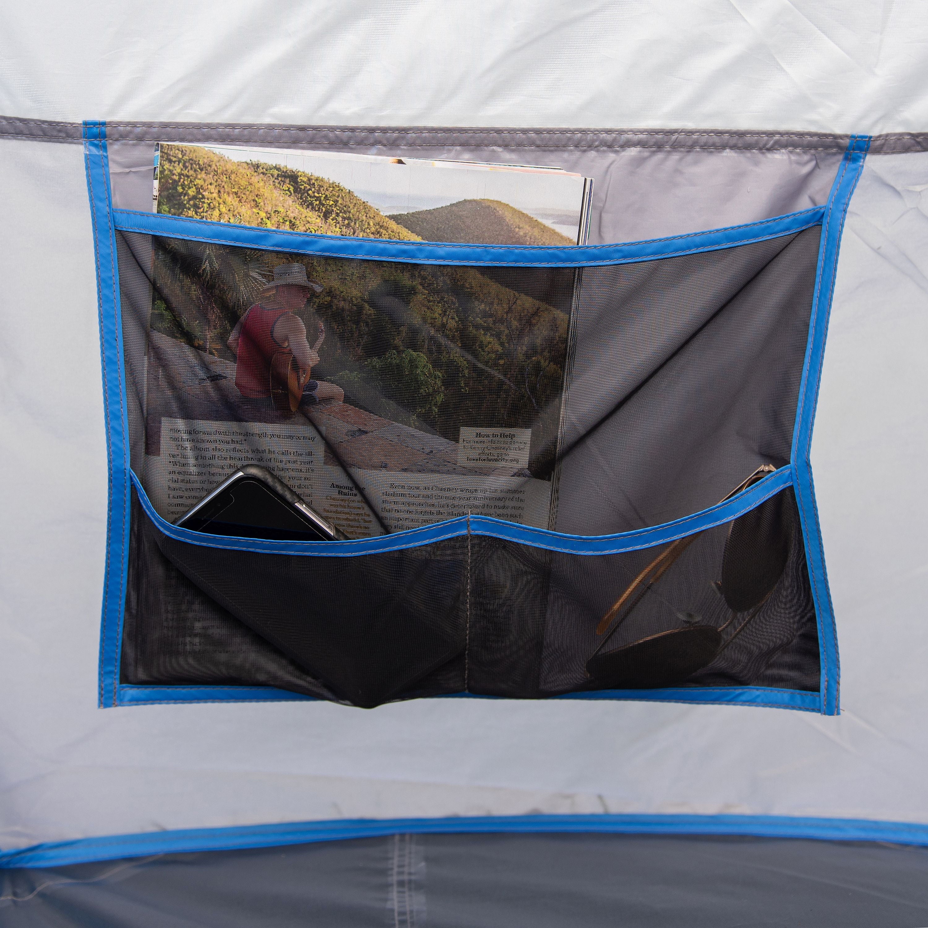 16-Person 3-Room Family Cabin Tent with 3 Entrances A546