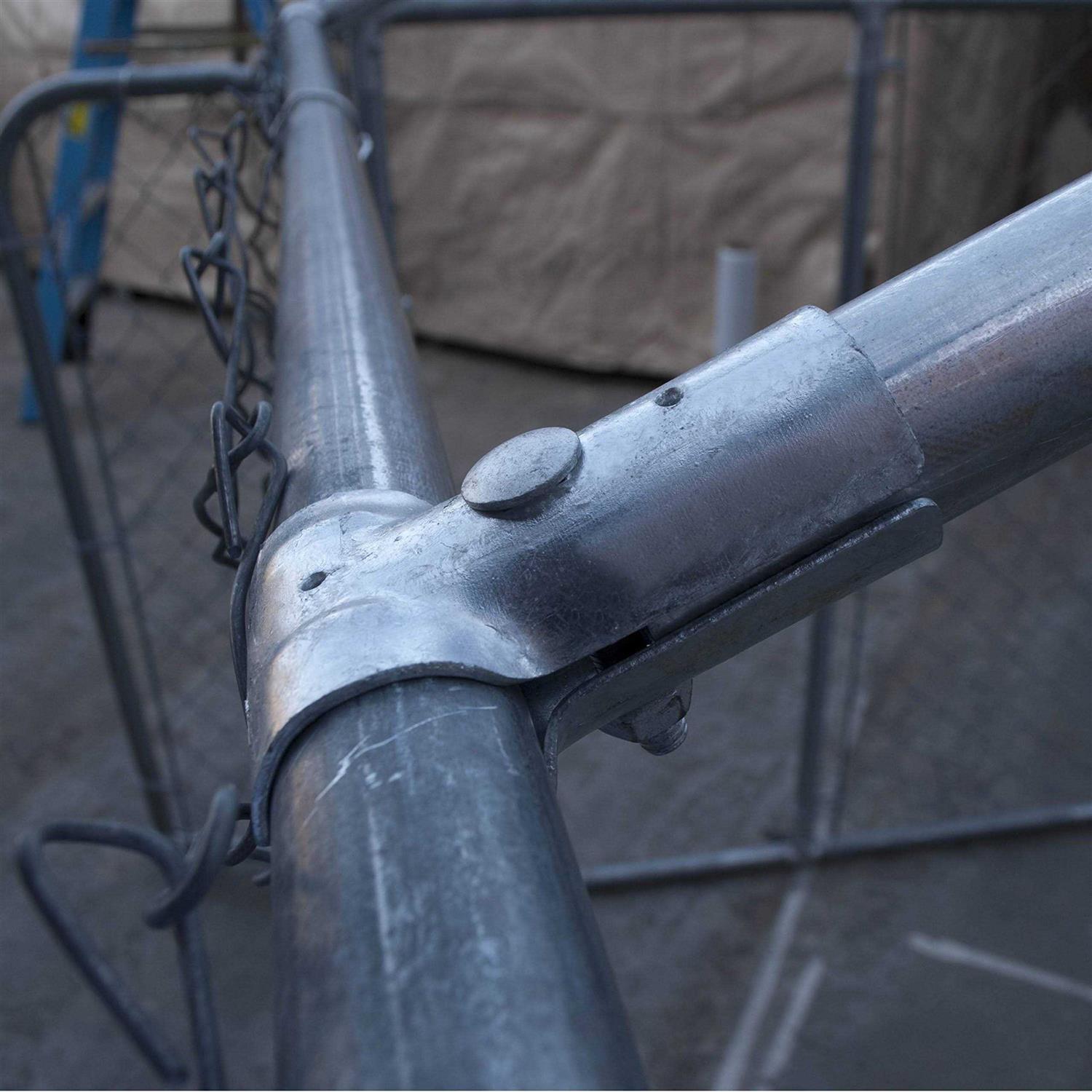 7.5 x 7.5 ft. Galvanized Steel Chain Link Dog Kennel Roof Frame M30063