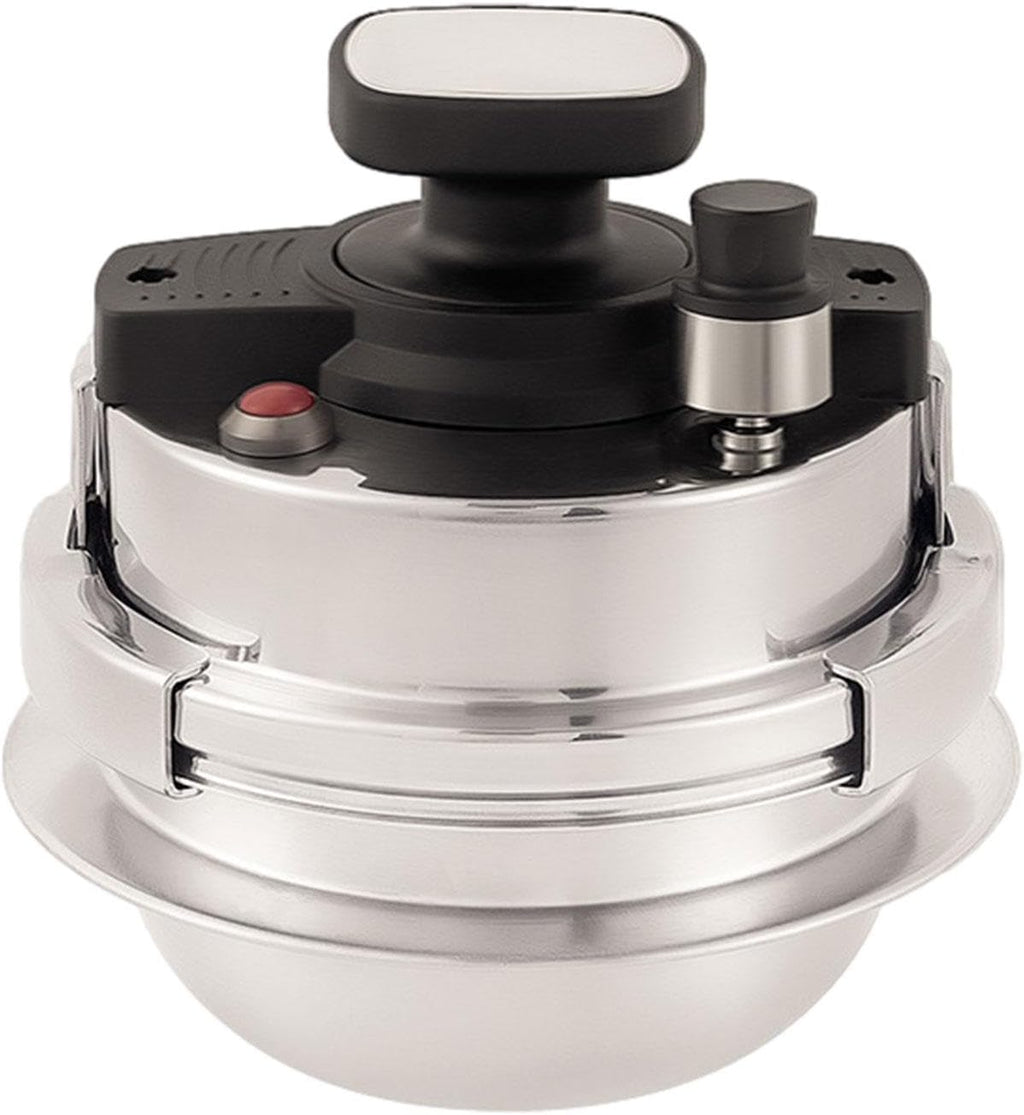 Compact Pressure Cooker with Double Caliper Locking Lid I866