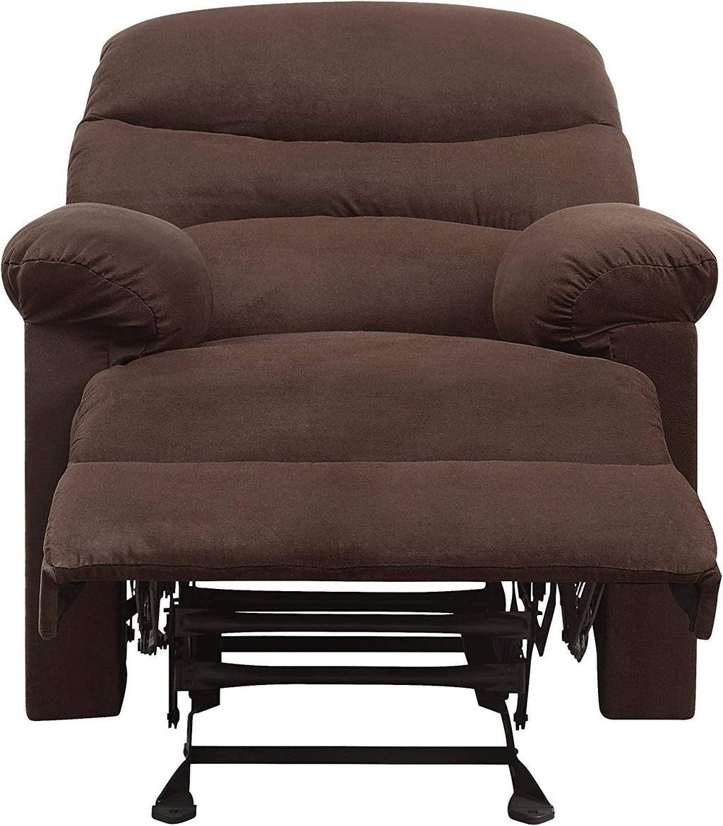 Chocolate Microfiber Recliner X89163
