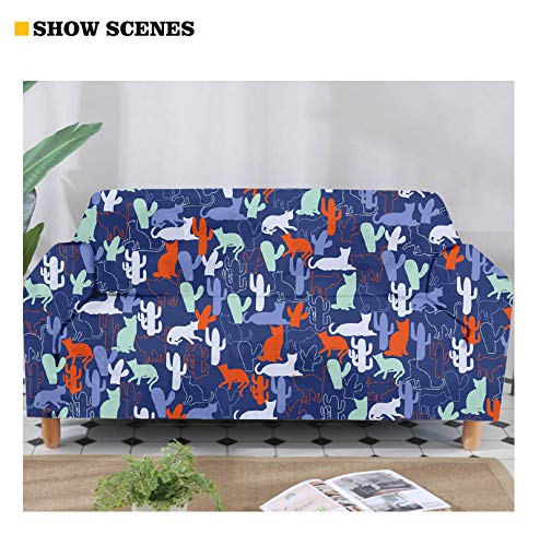 Red Aztec Print Sofa Cover X8890