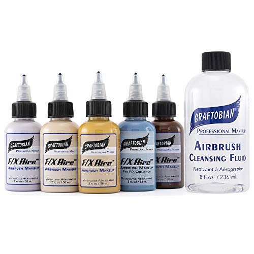 Primary Colors Set (5 Colors) Airbrush Makeup Body Paint N39311