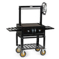 Steel Wood & Charcoal Argentine Grill with Ceramic Brick Lining S3922
