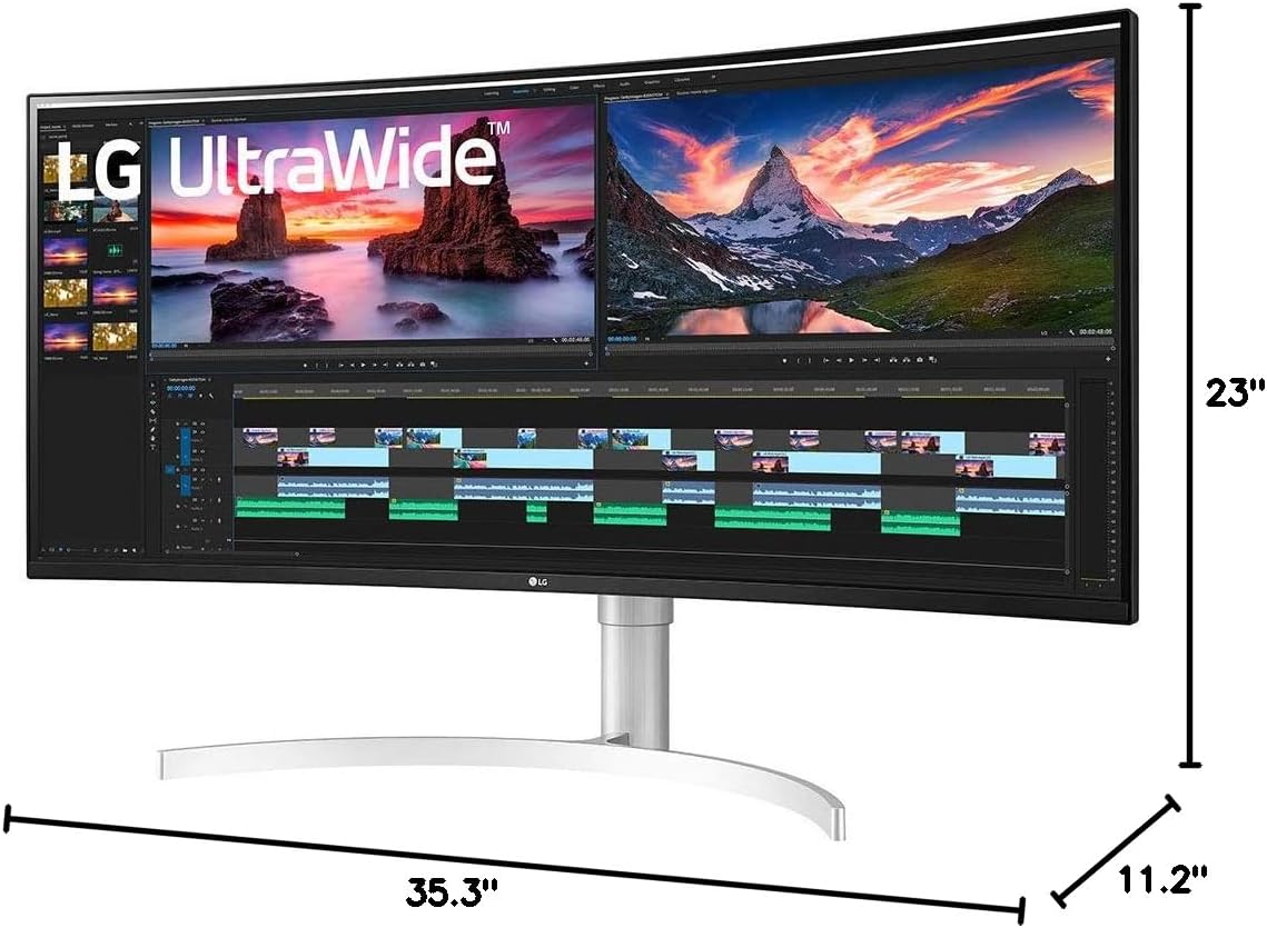 38” QHD+ Nano IPS Curved UltraWide Monitor with Thunderbolt 3 Port R2283
