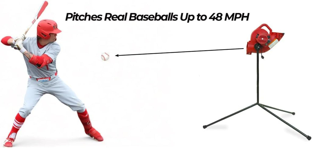 2-in-1 Baseball Pitching Machine C97016