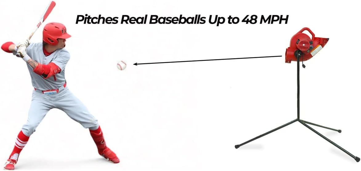 2-in-1 Baseball Pitching Machine C97016