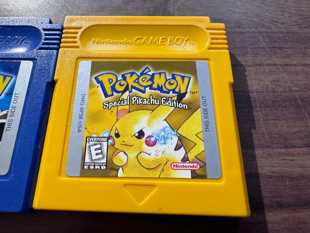 Pokemon Red Yellow Blue Nintendo GameBoy with New Batteries T8329