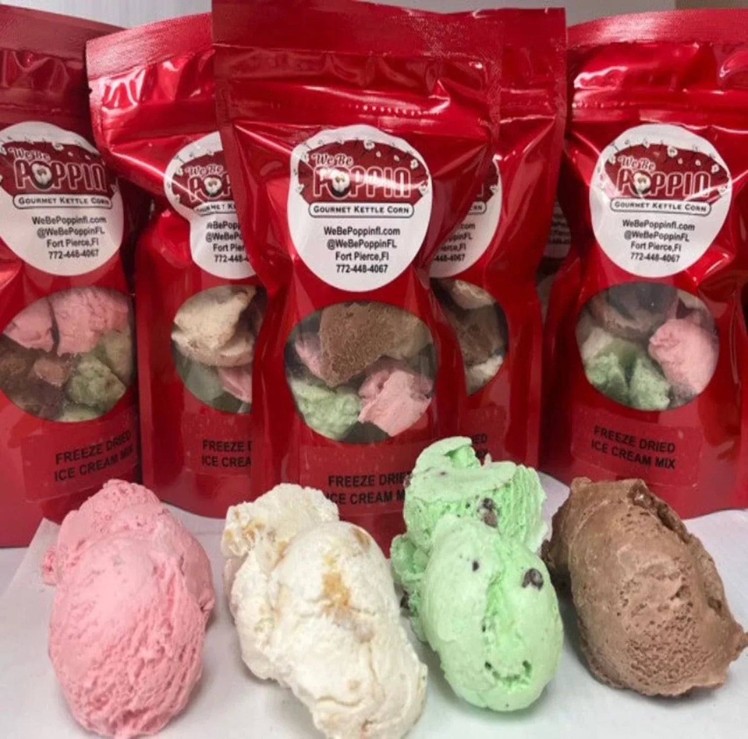 5 Pack Freeze Dried Ice Cream Q582598