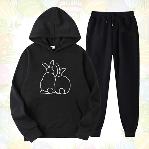 2 Piece Sweatsuit Set with Hoodie and Sweatpants M603