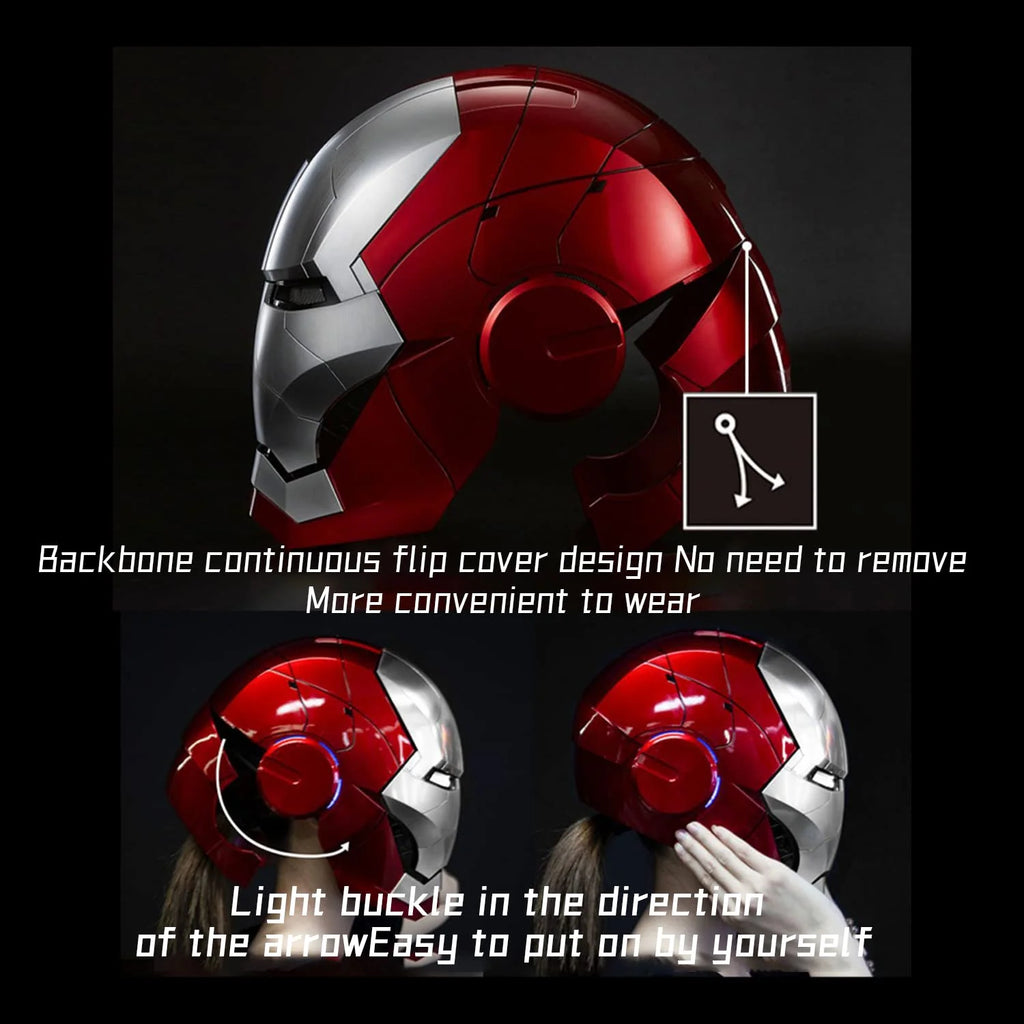 Iron Man Helmet Electronic Mask with Sounds & LED Eyes 1:1 Model R510435