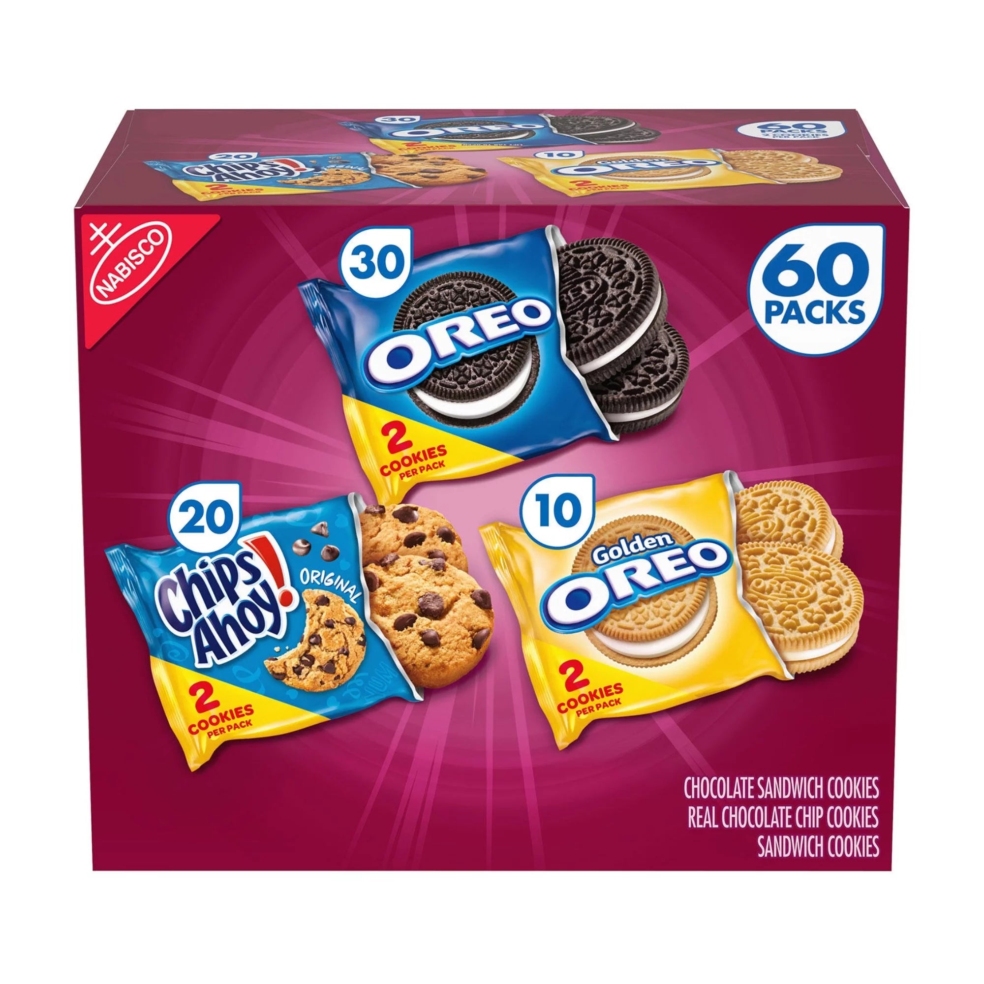 60 pcs Cookie Variety Pack Q8638