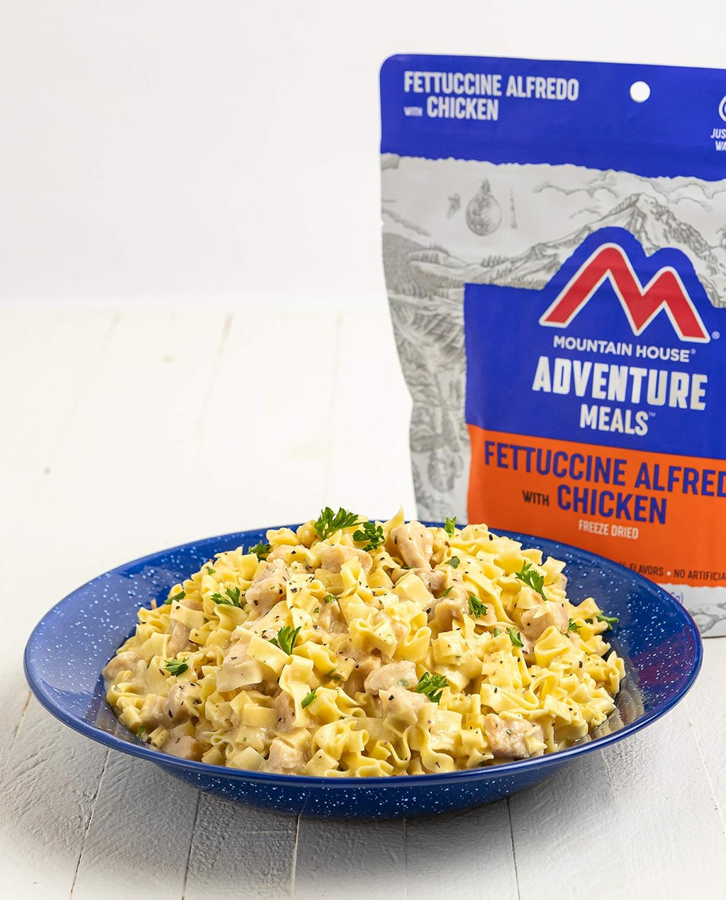 Freeze Dried Fettuccine Alfredo with Chicken, 2-Servings J696133