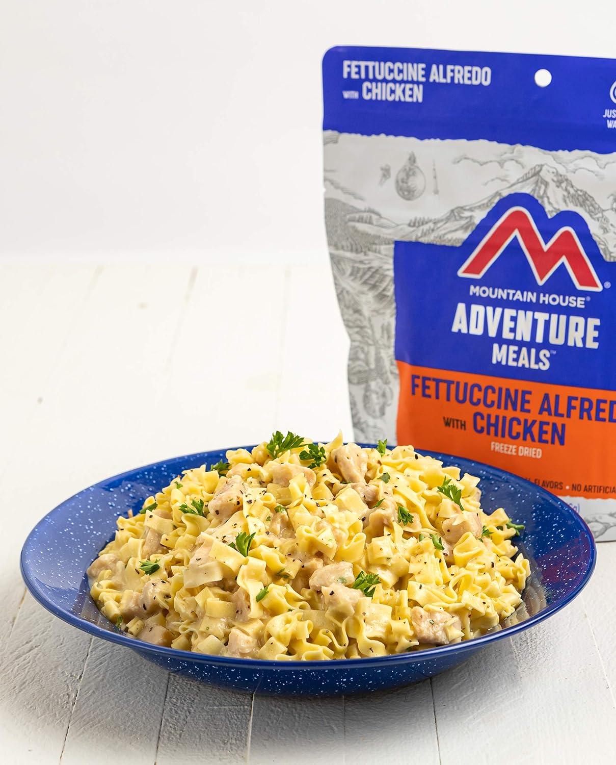 Freeze Dried Fettuccine Alfredo with Chicken, 2-Servings J696133