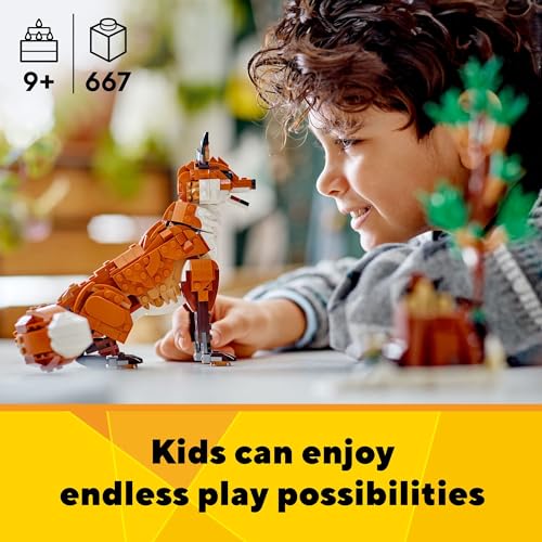 Red Fox Forest Animals Building Toy V515940
