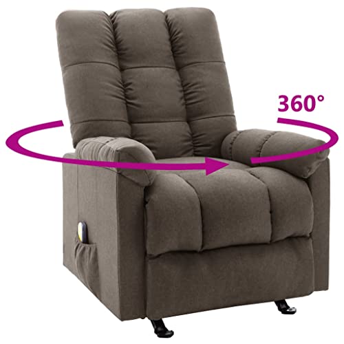 Taupe Fabric Recliner Chair K80776