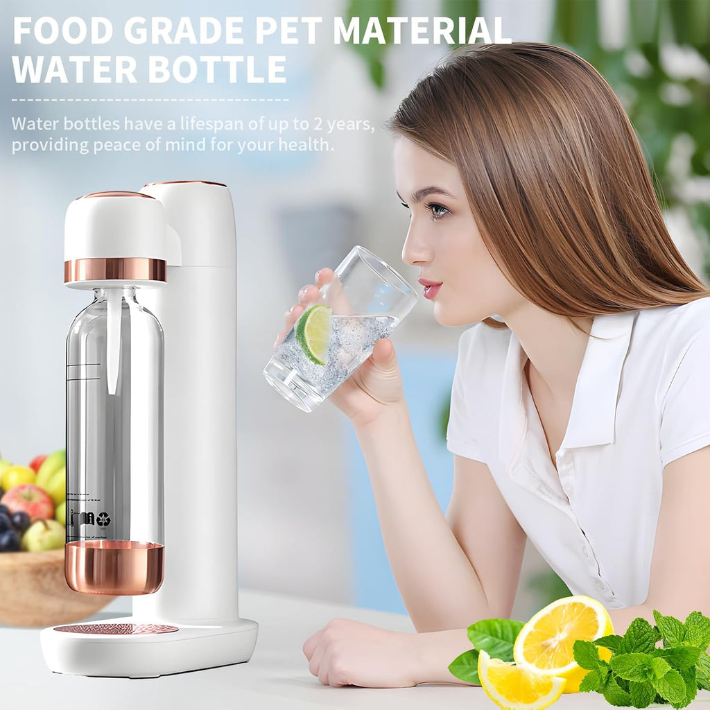 Sparkling Water Maker Soda Maker Machine with 1L PET Bottle E403