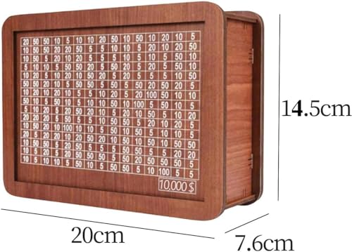 Wooden Money Box Piggy Bank S380