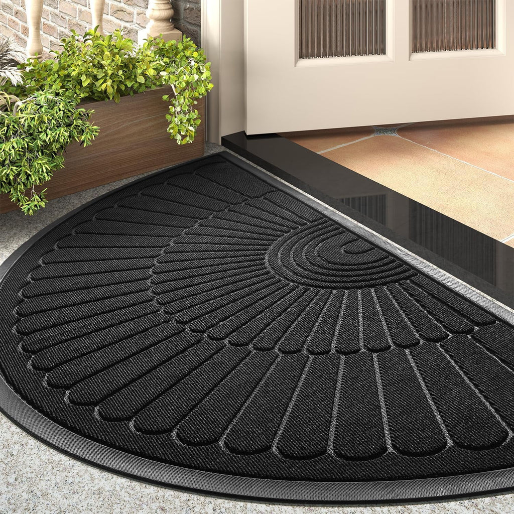 Red 24”x47” Durable Rubber Non Slip Door Mat I313244
