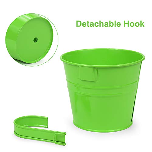 Metal Hanging Flower Pots 4 PCS L155