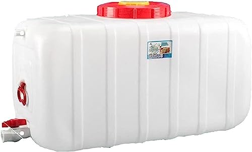 White Food-Grade Plastic Water Tank with Faucet 200L P477322