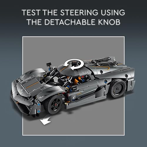 Grey Hypercar Building Toy Set Y2963