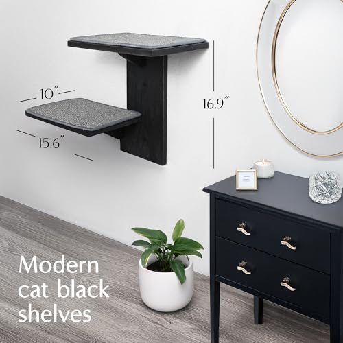 Cat Wall Shelves with Sisal Scratching Post P518