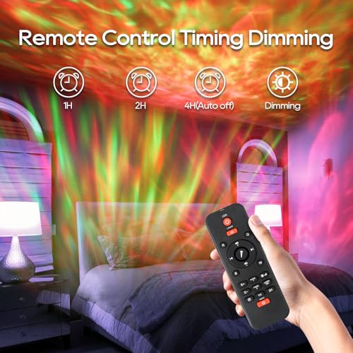 Galaxy Projector with Bluetooth Speakers Night Light Timer Remote Control B36919