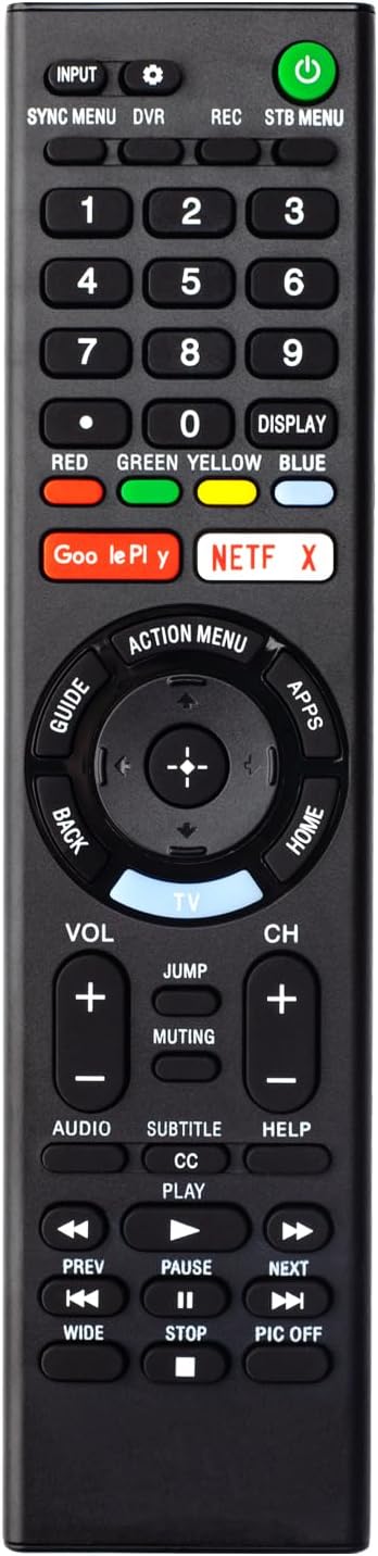 Replacement Remote for Sony TVs S524