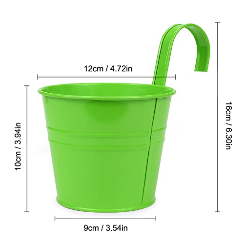 Metal Hanging Flower Pots 4 PCS L155