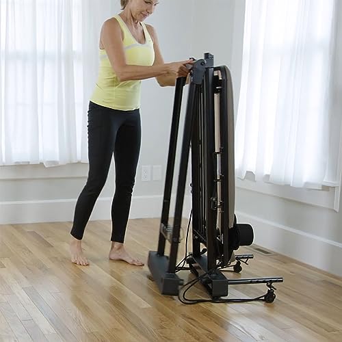 Gray Pilates Reformer Workout Machine D510