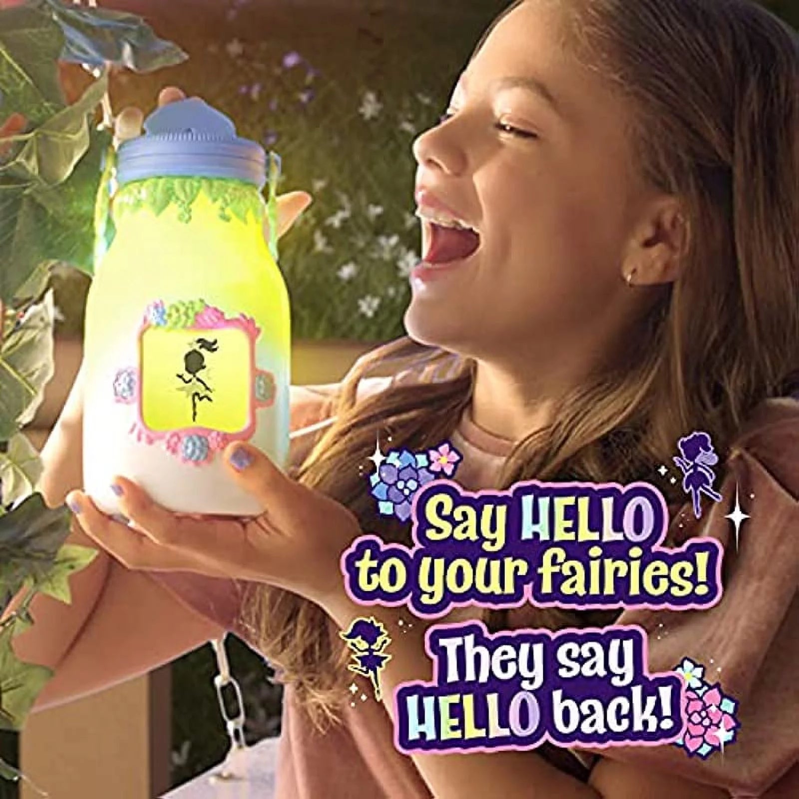 Electronic Fairy Jar Catches 30+ Virtual Fairies (Pink) U227121