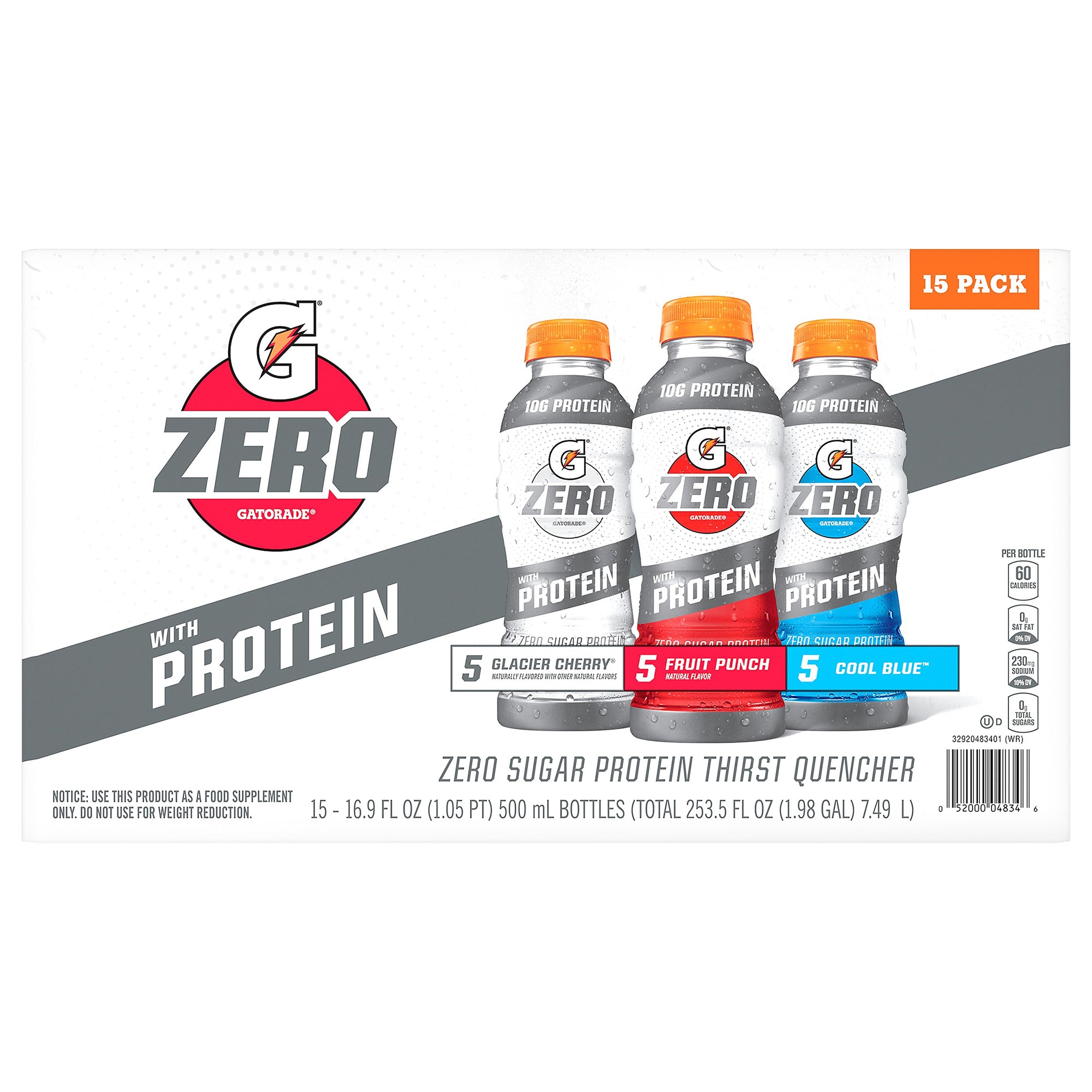 16.9 Fluid Ounce (15 Pack) Variety Pack B885541