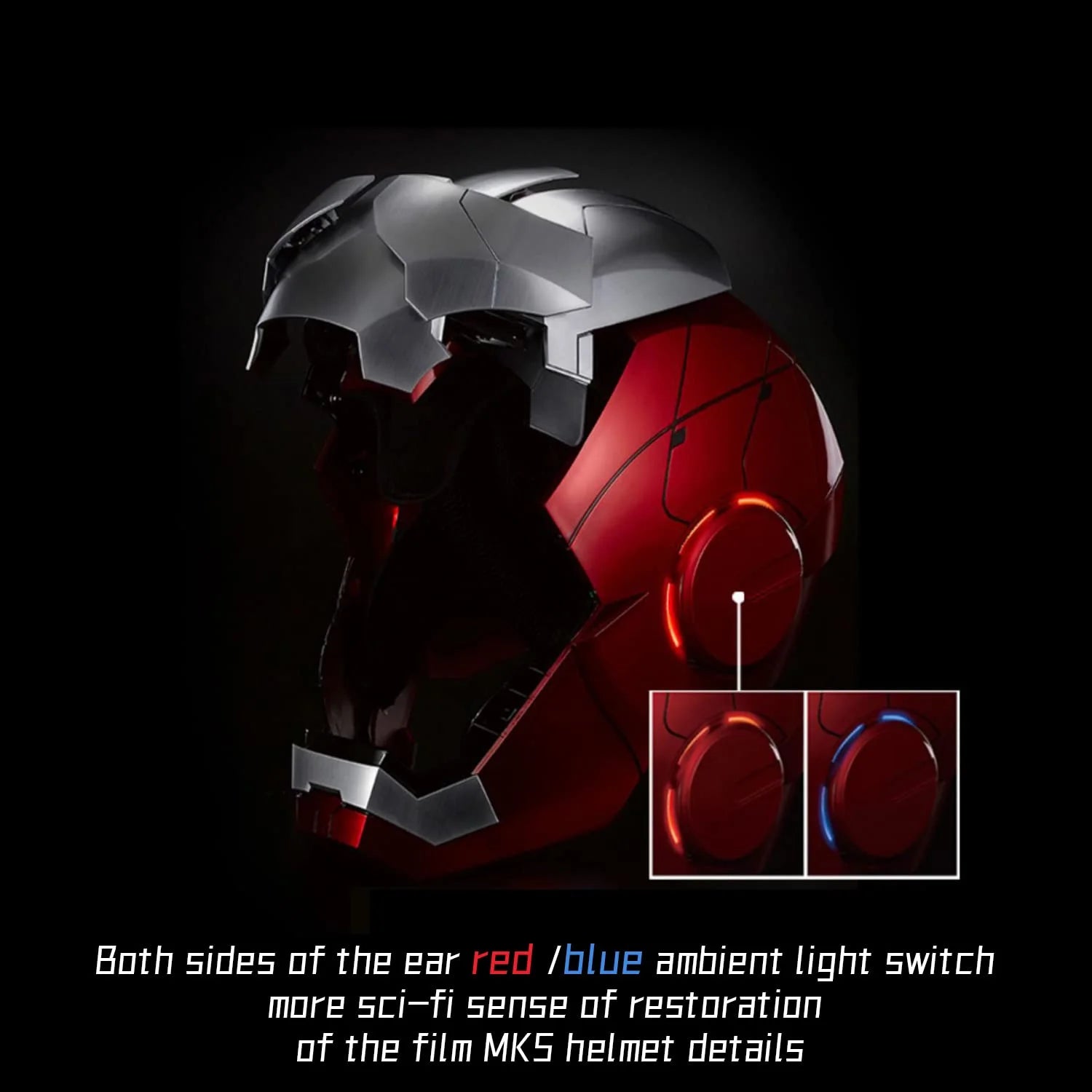 Iron Man Helmet Electronic Mask with Sounds & LED Eyes 1:1 Model R510435
