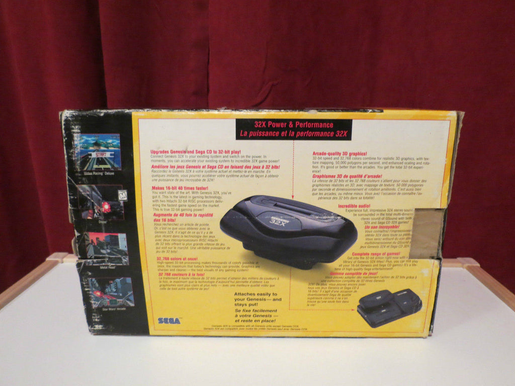 Sega Genesis 32x System Console with Power Supply and Link Cable Z44298
