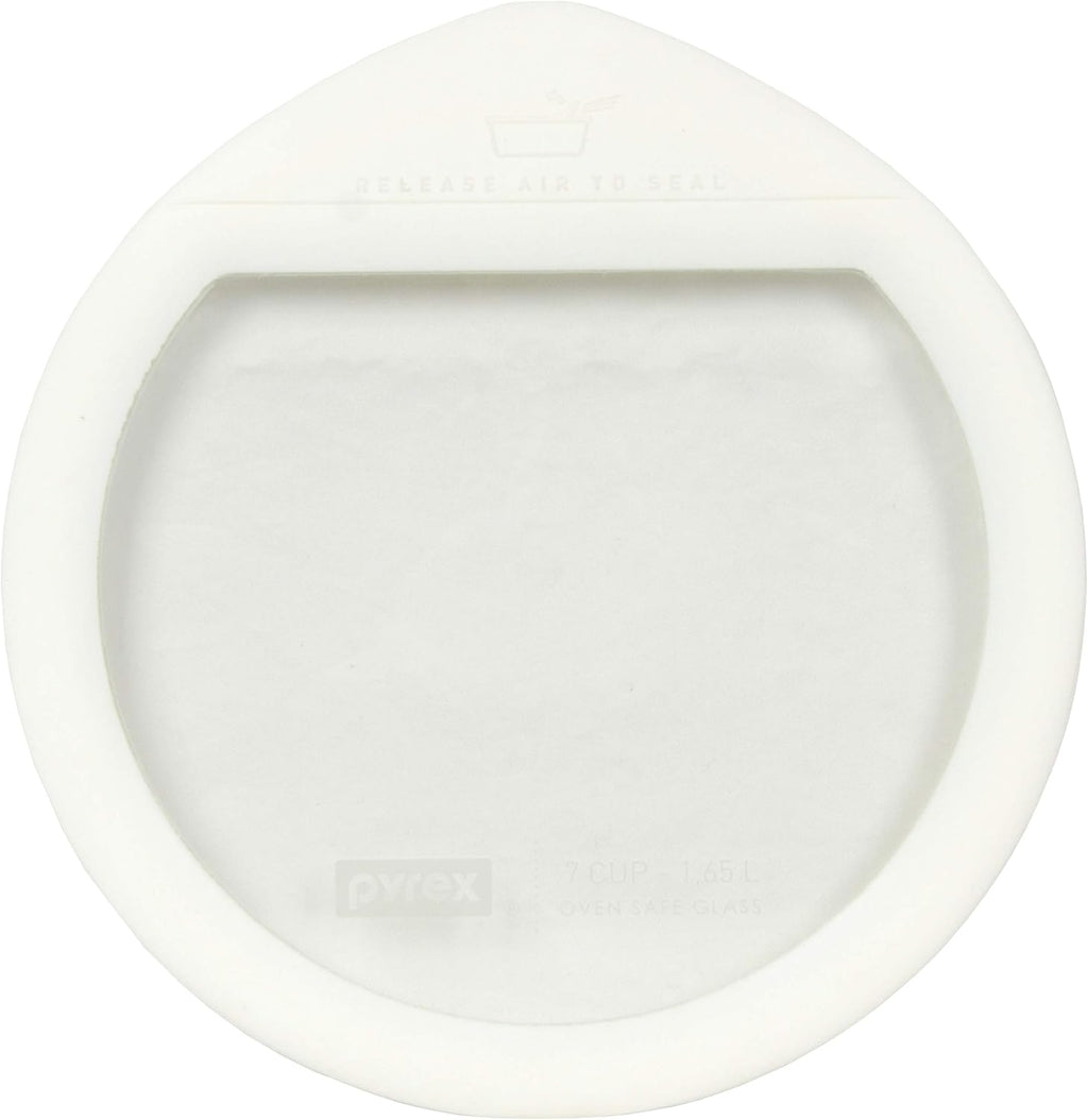 7-Cup White Silicone Glass Food Storage Replacement Lid V24960