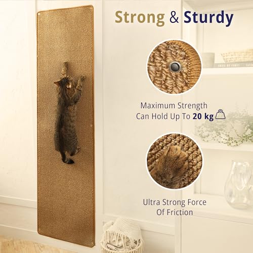 Cat Wall Climbing Carpet 67" x 17.5" with Fixed Nails V7818