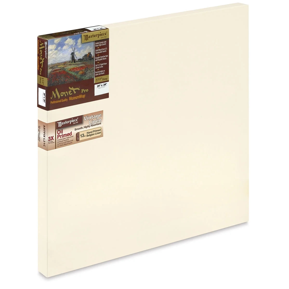 24" x 24" Oil Primed Linen Canvas Z793439