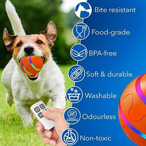 Interactive Dog Toy Ball with Remote Control V2728