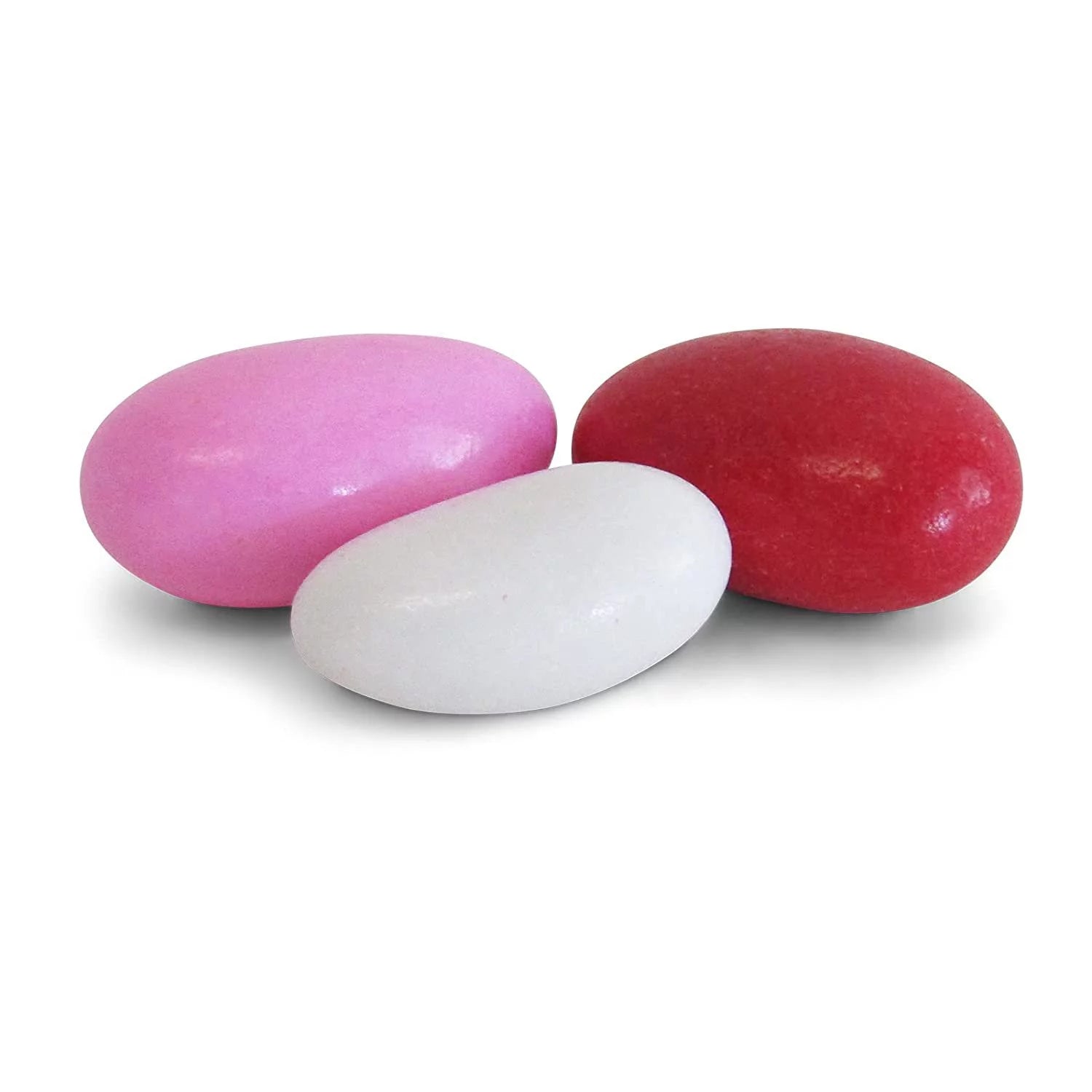 Red Pink & White Jordan Almonds Mix, 5 LBS Bulk Bag E608419