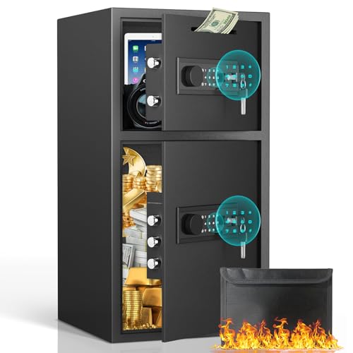 2.6 Cub Fireproof Drop Safe with Digital Touch Screen Keypad L4915